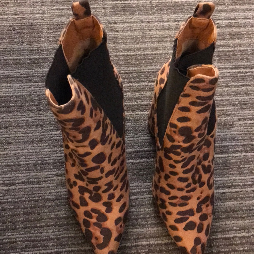 Leopard booties